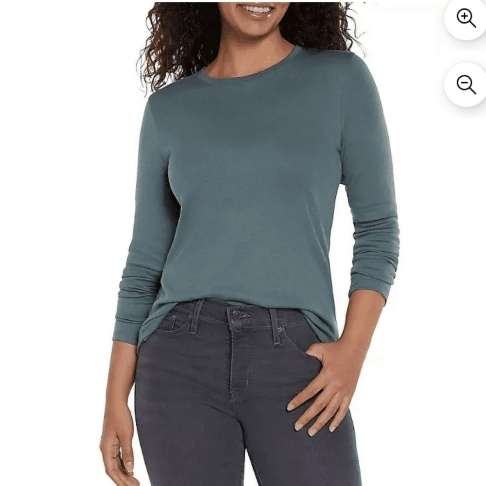 Eddie Bauer Women's Classic Fit Long Sleeve Crewneck Tee